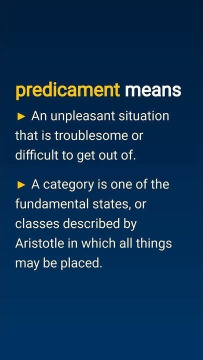 predicament definition|what does human predicament mean.